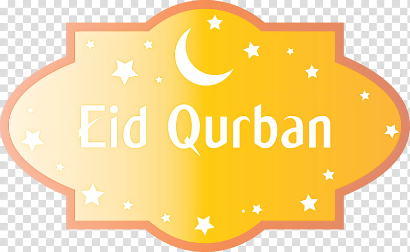 Eid Qurban Eid al-Adha Festival of Sacrifice, Eid Al Adha, Sacrifice Feast, Logo, Yellow, Area, Line, Meter transparent background PNG clipart
