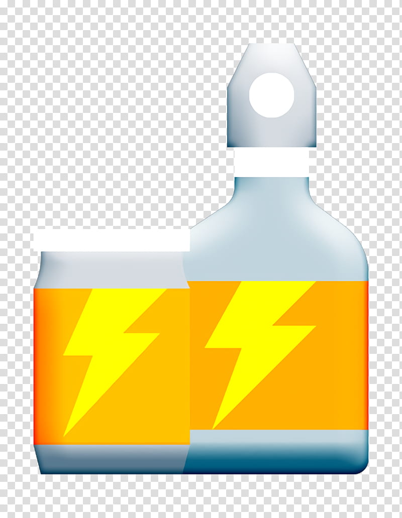 Beverage icon Food and restaurant icon Energy drink icon, Water Bottle, Liquid, Line, Orange Sa transparent background PNG clipart