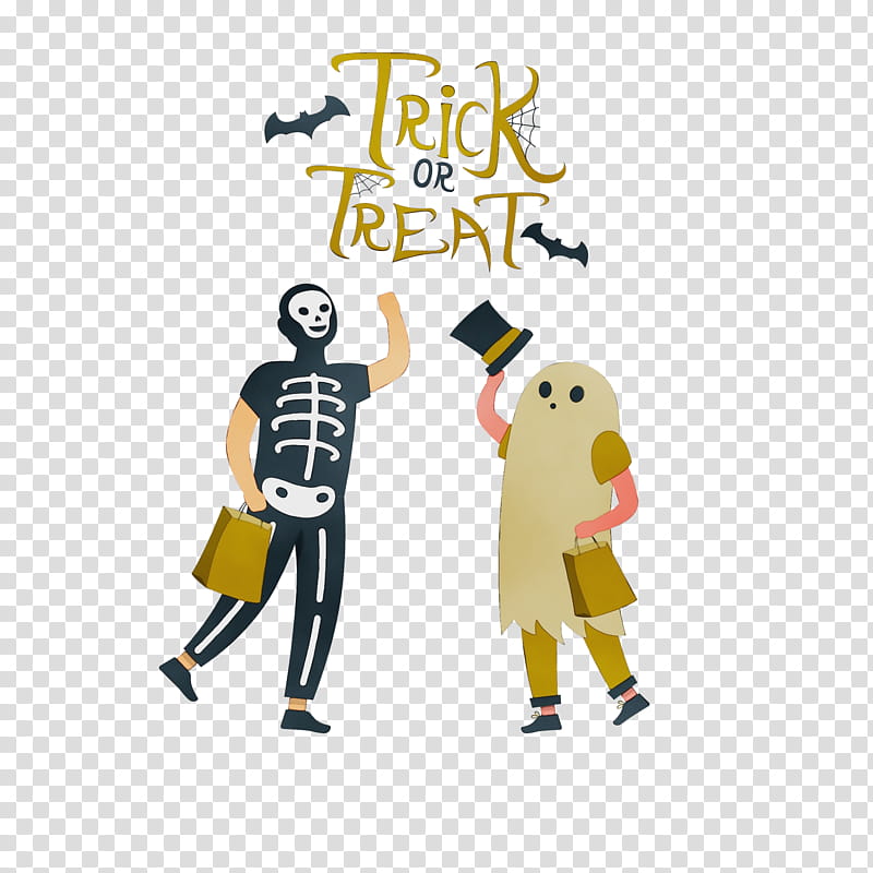 cartoon quotation mark text logo, Halloween , Watercolor, Paint, Wet Ink, Cartoon transparent background PNG clipart