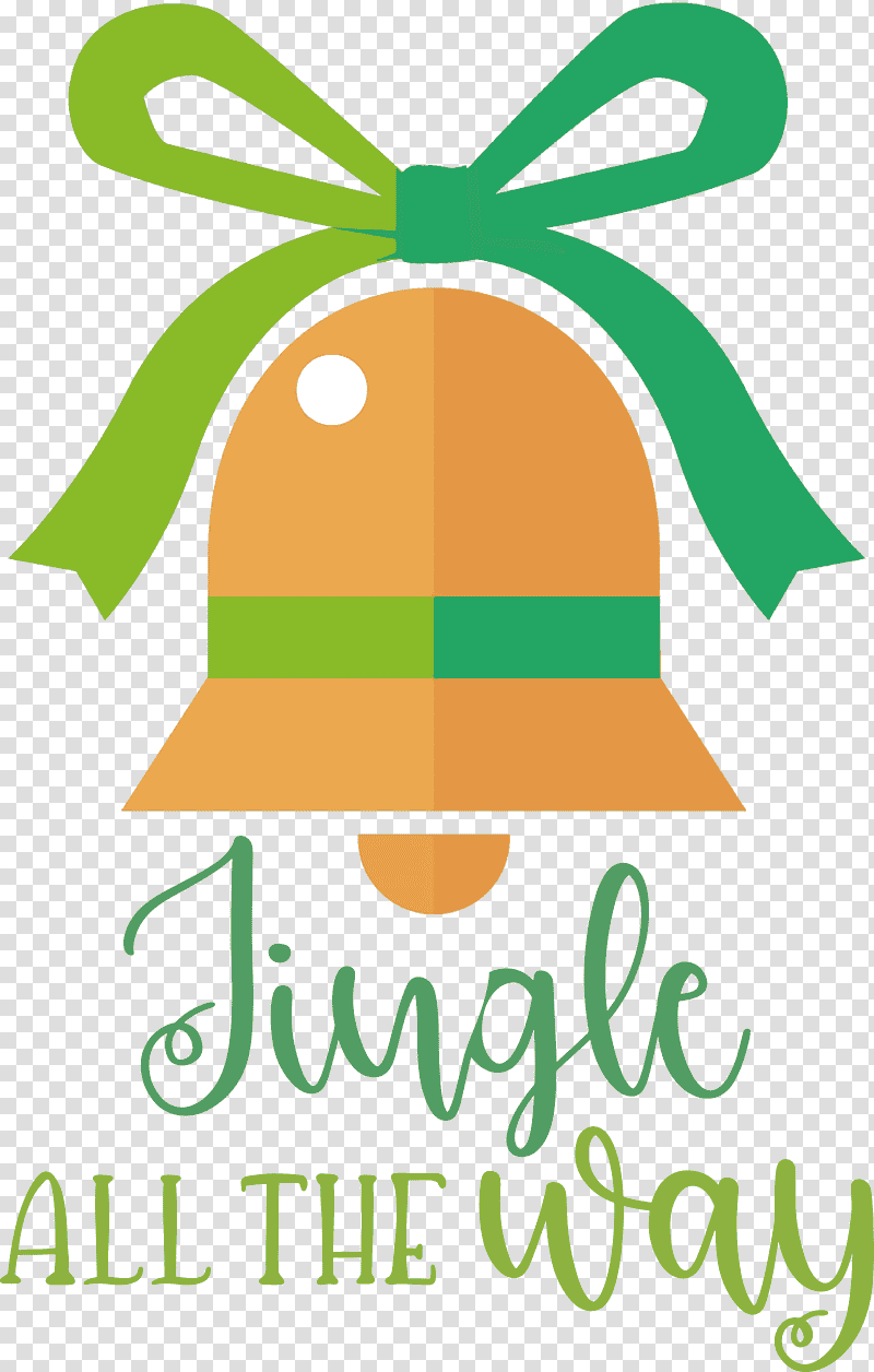 Jingle All The Way Jingle Christmas, Christmas , Logo, Green, Meter, Leaf, Line transparent background PNG clipart