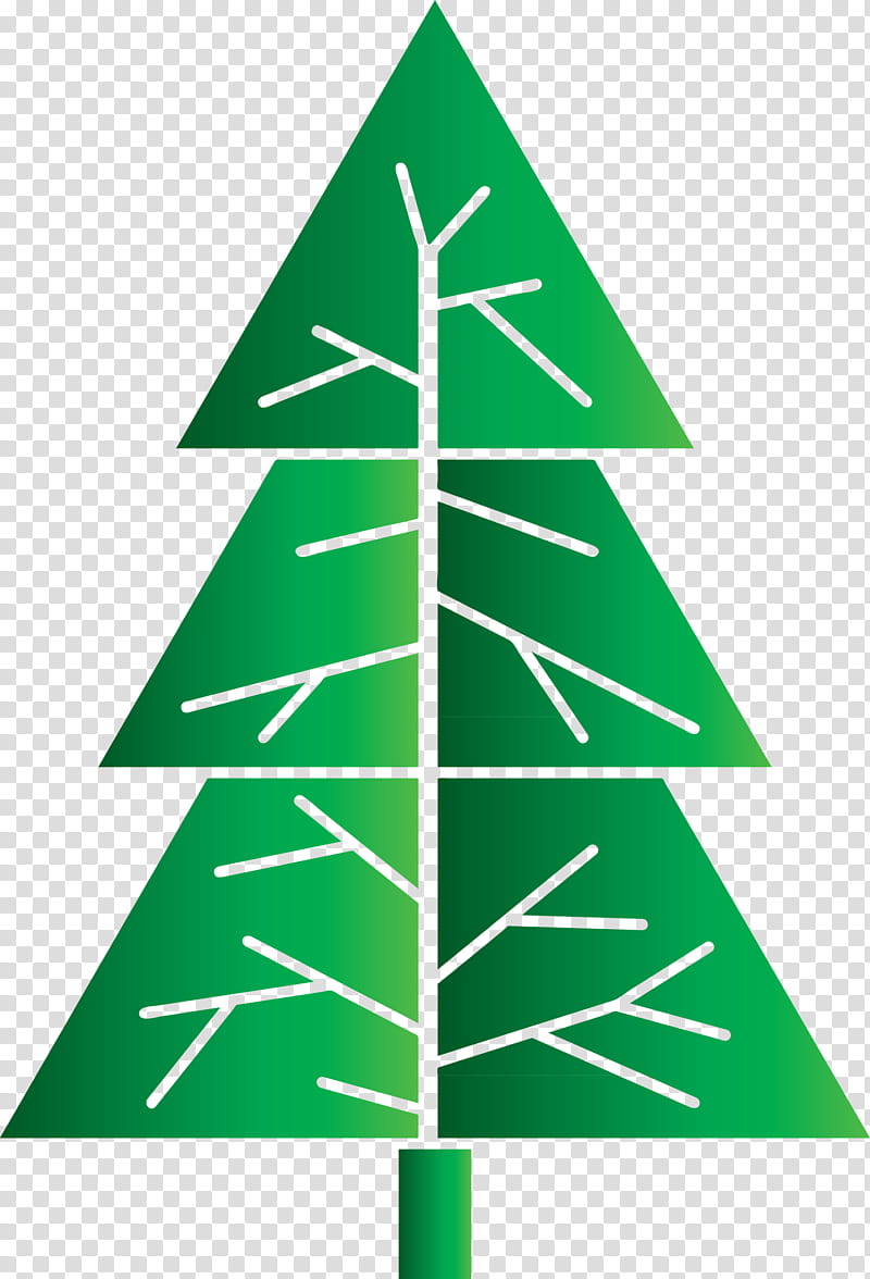 Christmas ornament, Christmas Tree, Abstract Cartoon Christmas Tree, Spruce, Angle, Triangle, Christmas Day, Line transparent background PNG clipart