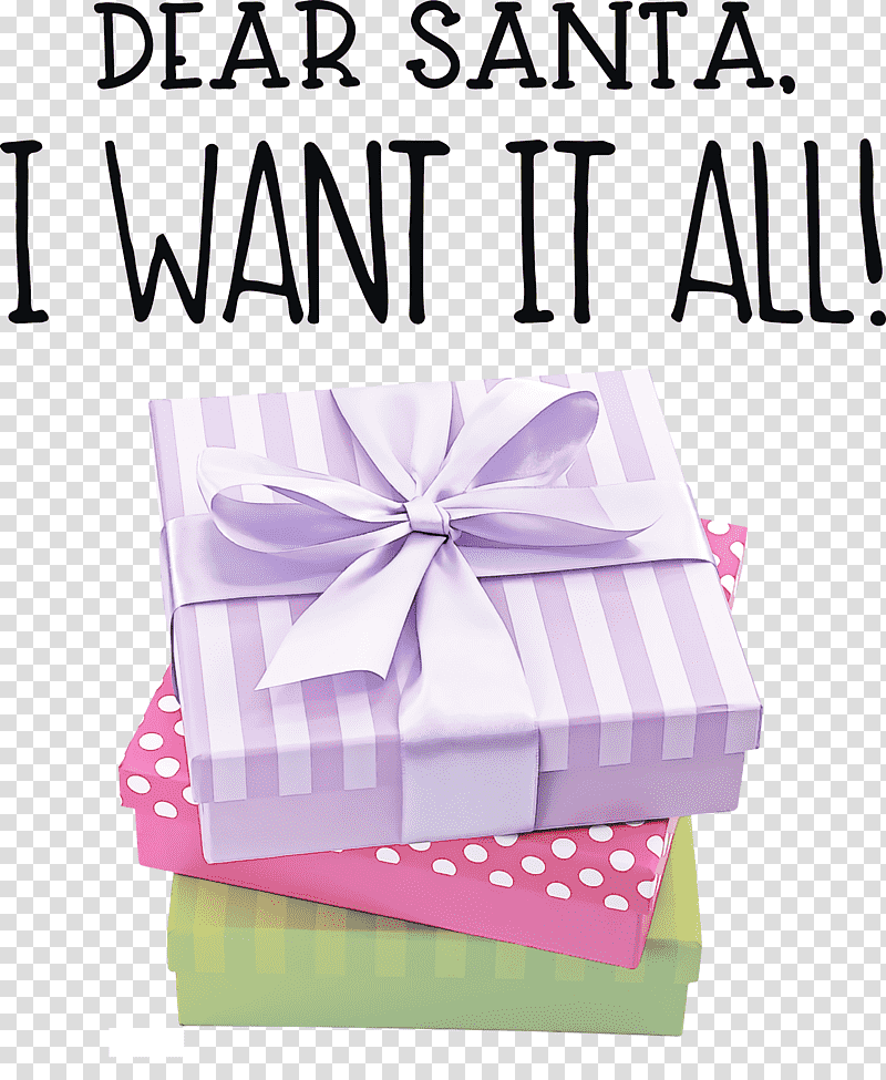 Dear Santa Christmas, Christmas , Gift, Gift Box, Birthday
, Ribbon, Gift Shop transparent background PNG clipart