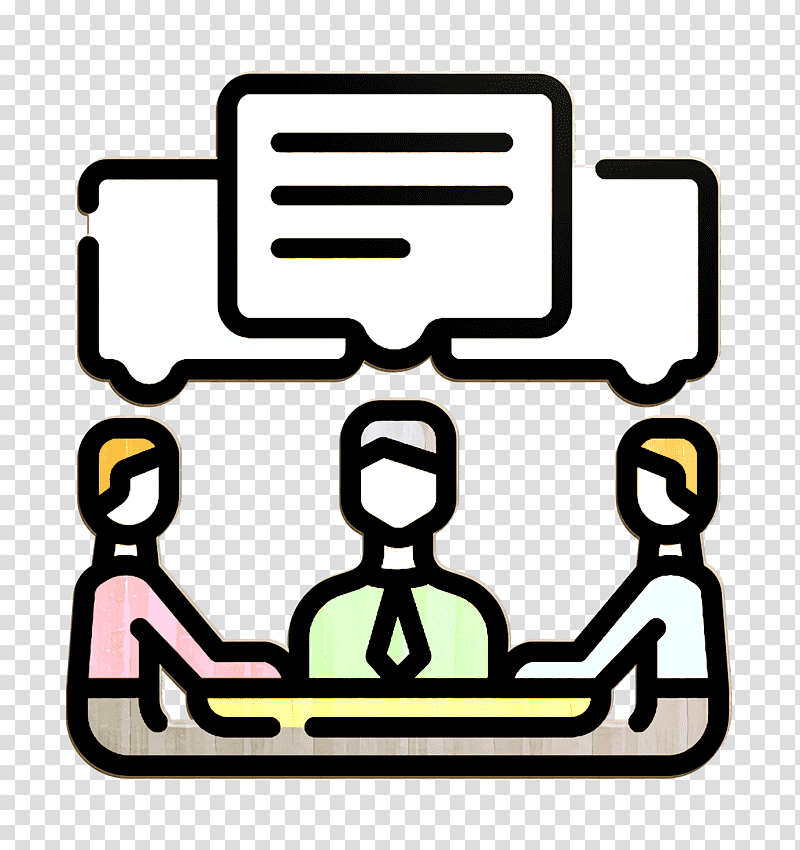 Group icon Discussion icon Teamwork icon, Customer Relationship Management, Media, Company, Business, Offshore Contractors Association, Customer Service transparent background PNG clipart