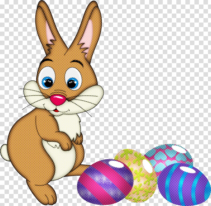 Easter egg, Cartoon, Easter Bunny, Easter
, Rabbit, Rabbits And Hares, Animal Figure, Holiday transparent background PNG clipart