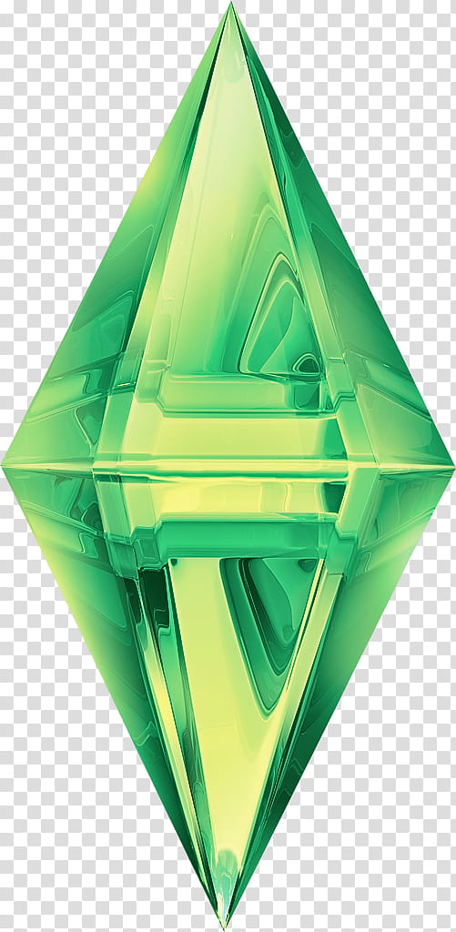 green prism triangle gemstone emerald transparent background PNG clipart