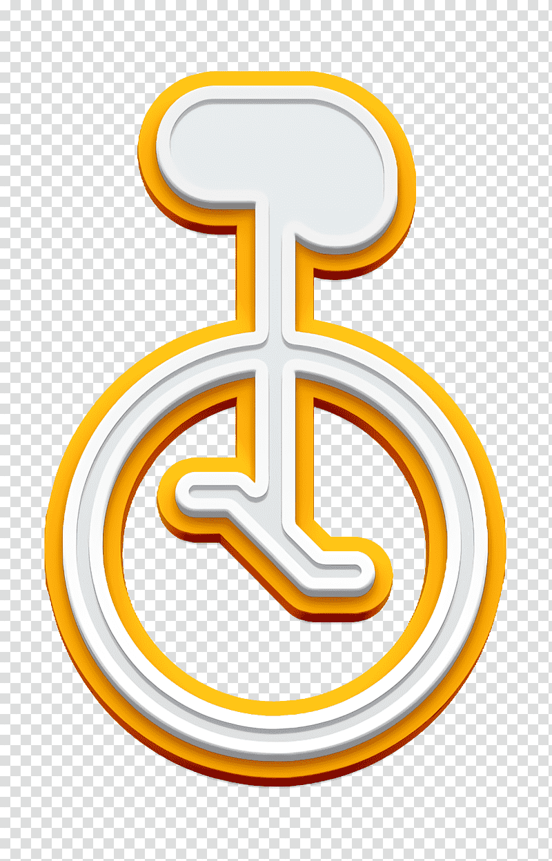 Unicycle Icon Monocycle Icon Vehicles And Transports Icon Yellow Line Number Text Jewellery Human Body Transparent Background Png Clipart Hiclipart