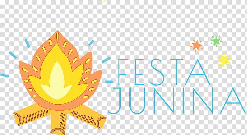 logo leaf computer yellow font, Festa Junina, June Festivals, Brazilian Festa Junina, Festas De Sao Joao, Watercolor, Paint, Wet Ink transparent background PNG clipart