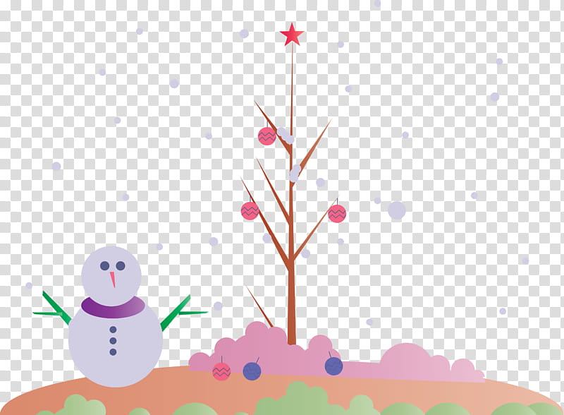 winter fun outside, Winter
, Pink, Branch, Leaf, Plant, Plant Stem, Child Art transparent background PNG clipart