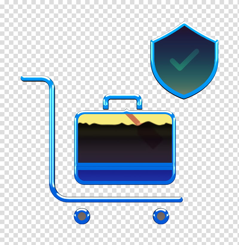 Insurance icon Travel insurance icon, Cobalt Blue, Logo, Line, Meter, Multimedia, Microsoft Azure, Geometry transparent background PNG clipart