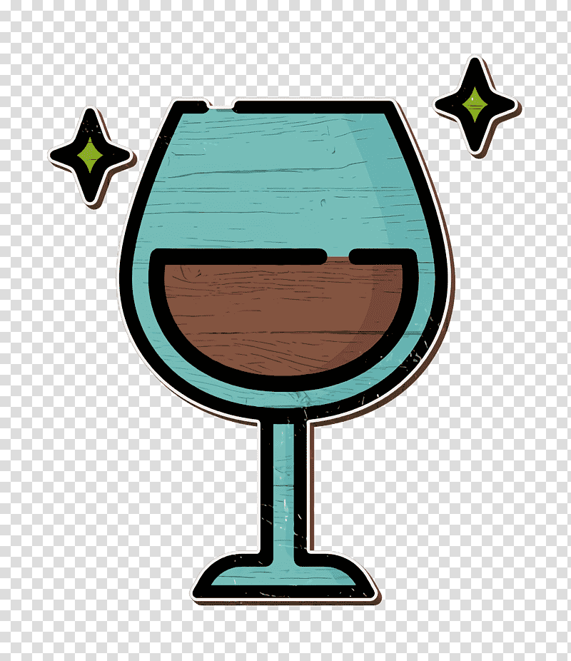 Night Party icon Wine icon, blue and brown wooden table, Logo, Cartoon, Text, M, Glass, Unbreakable transparent background PNG clipart