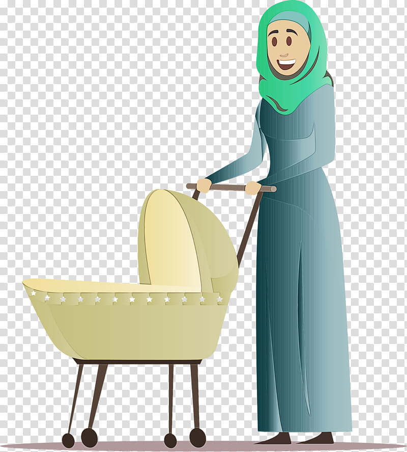 cartoon furniture job cleanliness, Arabic Woman, Arabic Girl, Watercolor, Paint, Wet Ink, Cartoon transparent background PNG clipart