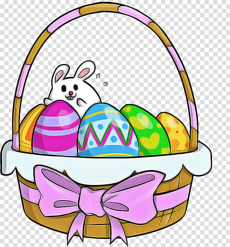 Easter egg, Easter
, Easter Bunny, Basket, Storage Basket, Oval, Home Accessories transparent background PNG clipart