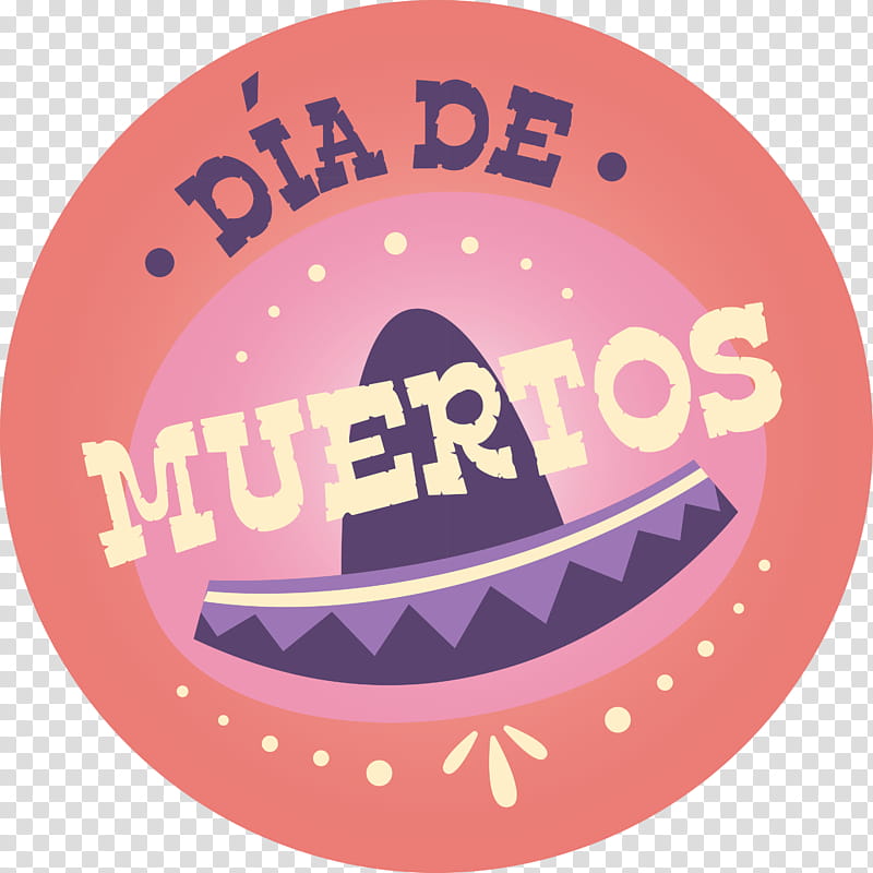 Day of the Dead Día de Muertos Mexico, Dia De Muertos, Logo, Pink M, Meter, Badgem transparent background PNG clipart