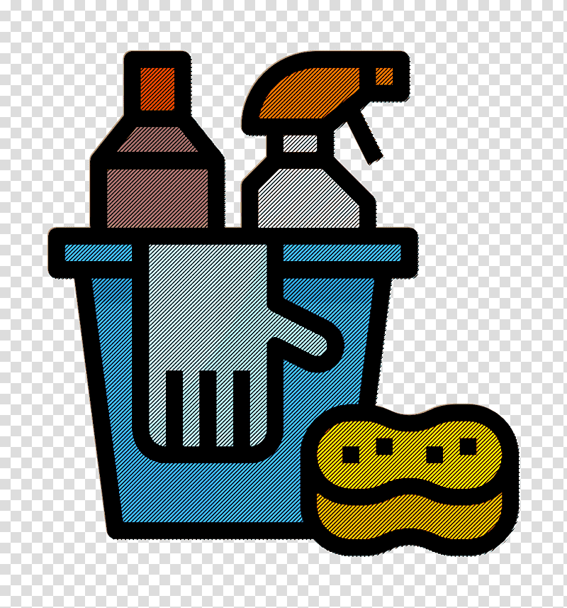Cleaning icon Cleaning and Housework icon Bucket icon, Commercial Cleaning, Maid Service, Localramu, Green Cleaning, Cleaning Glove Sponge, Cleaner transparent background PNG clipart