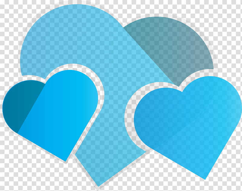 heart, Blue, Aqua, Turquoise, Teal, Azure, Line, Material Property transparent background PNG clipart