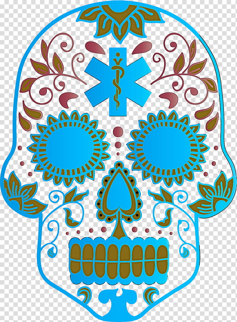 Sugar Skull, Drawing, Silhouette, Printmaking, Line Art, Watercolor Painting, Visual Arts transparent background PNG clipart