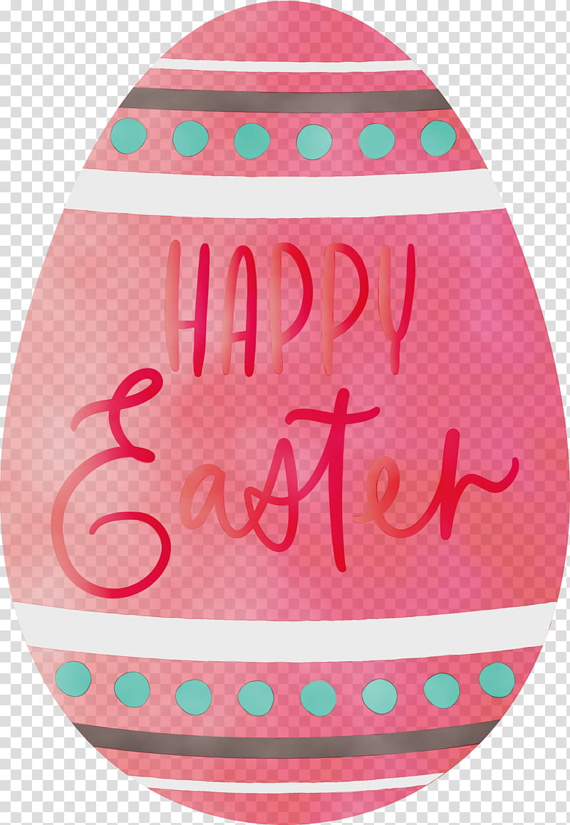 Easter egg, Easter Day, Happy Easter Day, Watercolor, Paint, Wet Ink, Pink, Easter transparent background PNG clipart