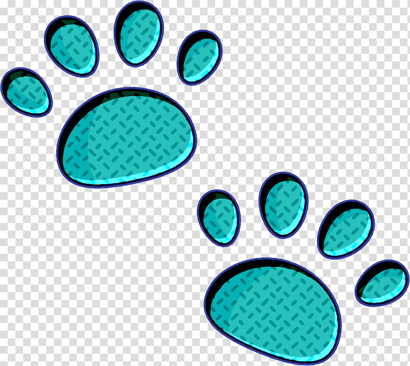 Animals and nature icon Pawprints icon Cat icon, Green, Line, Microsoft Azure, Jewellery, Human Body, Mathematics transparent background PNG clipart