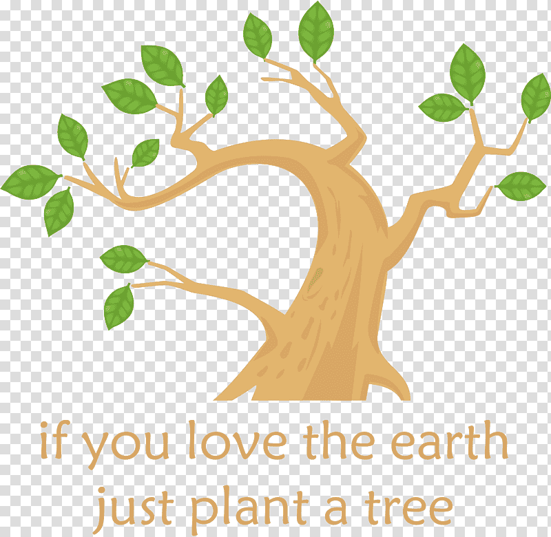 plant a tree arbor day go green, Eco, Branch, Leaf, Plant Stem, Woody Plant, Twig transparent background PNG clipart