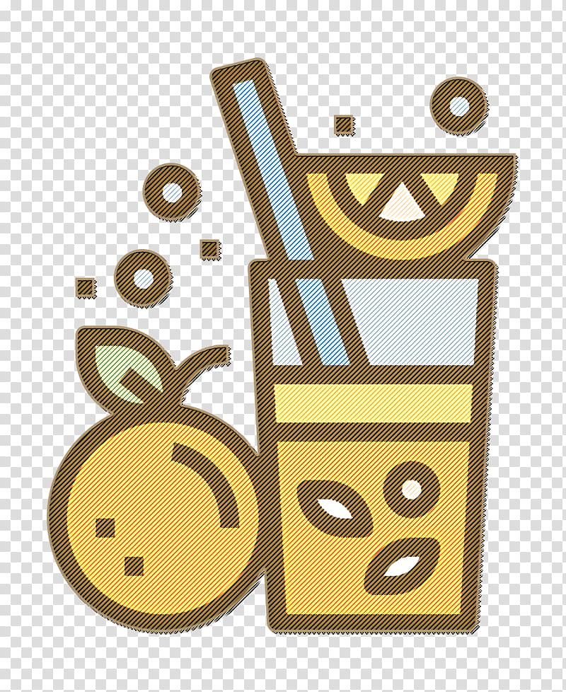 Orange juice icon Fresh icon Alternative Medicine icon, Yellow, Smile, Emoticon, Symbol transparent background PNG clipart