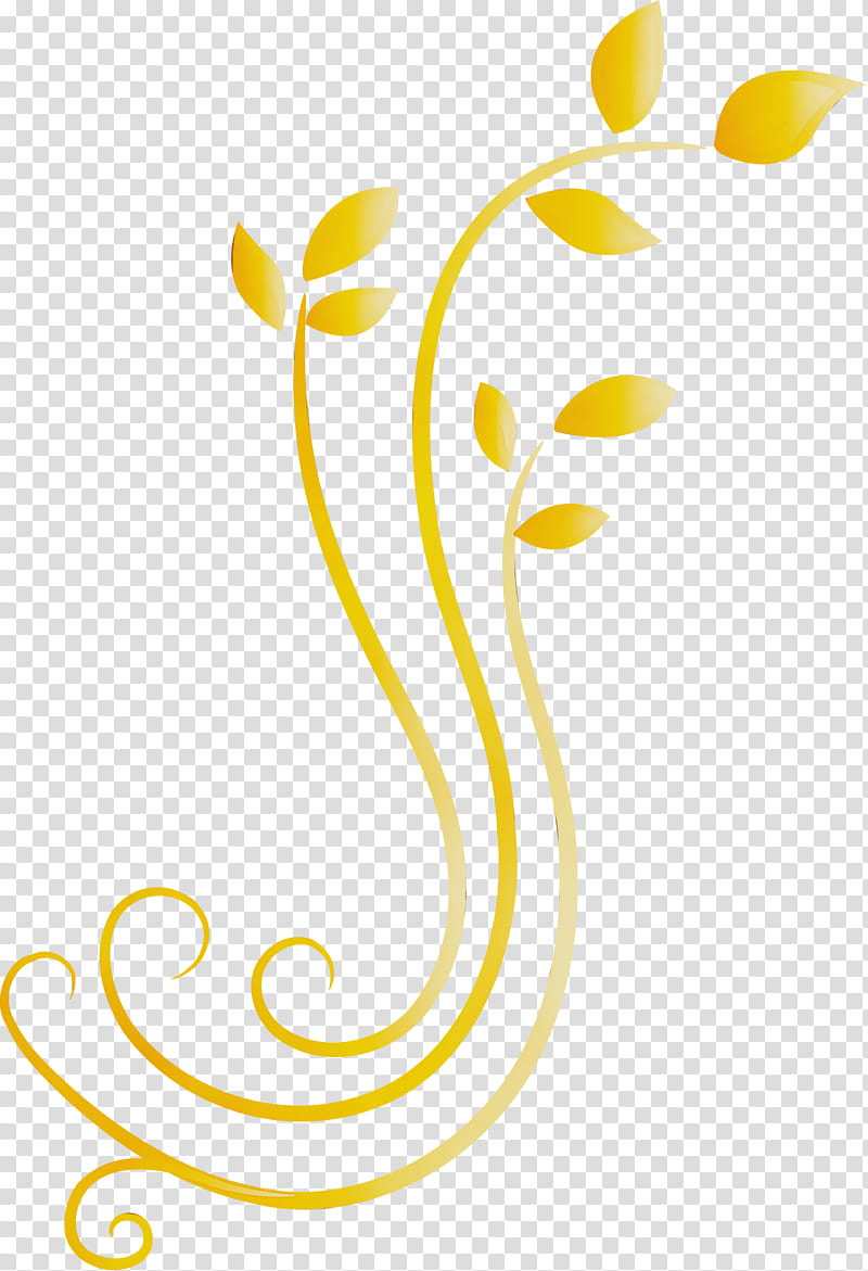 yellow line font, Flower Frame, Floral Frame, Decoration Frame, Watercolor, Paint, Wet Ink transparent background PNG clipart