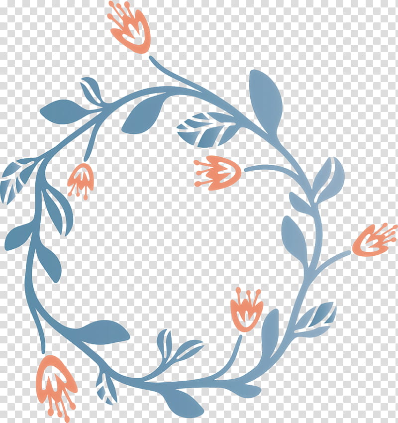 flower frame floral frame sping frame, Porcelain, Blue And White Porcelain, Circle, Ornament, Tableware transparent background PNG clipart