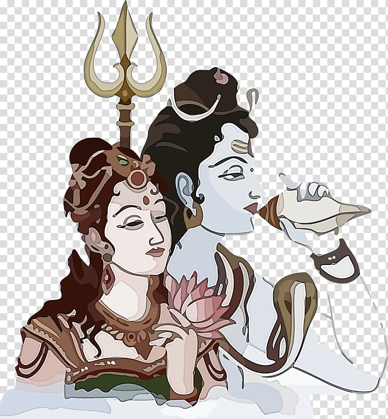 Maha Shivaratri Happy Shivaratri Lord Shiva, Cartoon, Head, Black Hair,  Animation transparent background PNG clipart | HiClipart