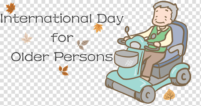 International Day for Older Persons International Day of Older Persons, Cartoon, Meter, Sitting, Behavior, Human, Science transparent background PNG clipart