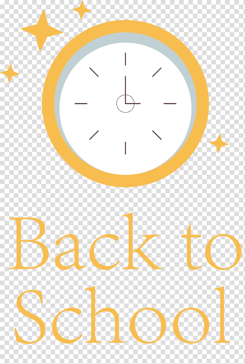 Back to School, Logo, David And Lucile Packard Foundation, Yellow, Clock, Meter, Line transparent background PNG clipart