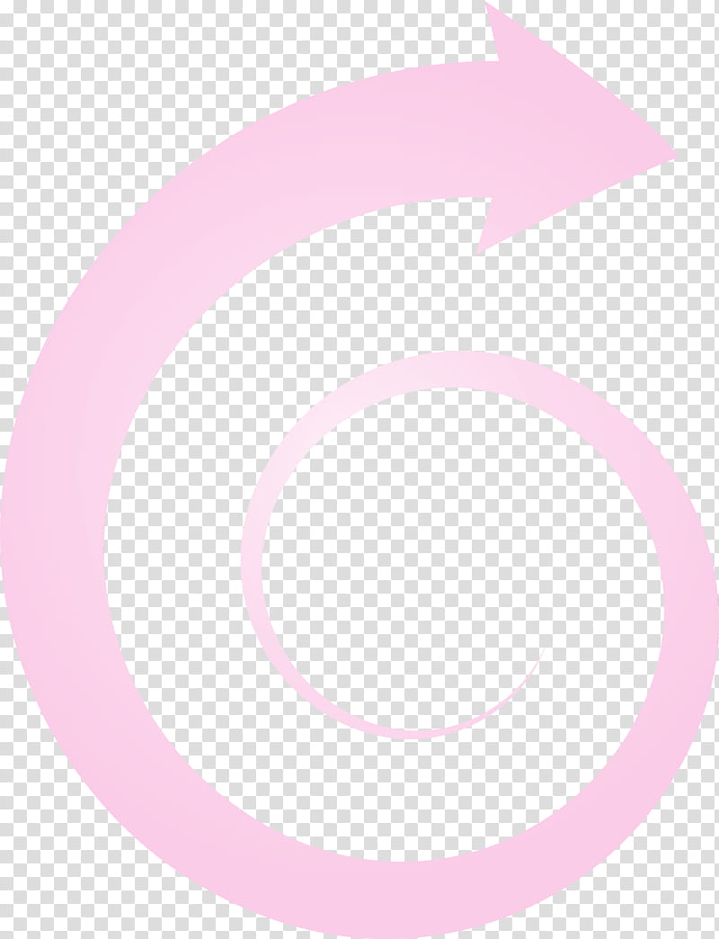 pink m font meter, Spiral Arrow, Watercolor, Paint, Wet Ink transparent background PNG clipart