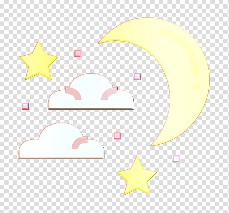 Moon icon Half moon icon Prom Night icon, Light, Yellow, Sky, Astronomical Object, Symbol, Logo, Space transparent background PNG clipart