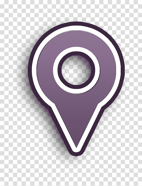 Location pin for interface icon Pin icon Maps and Flags icon, Finances And Trade Icon, Meter, Magenta Telekom transparent background PNG clipart