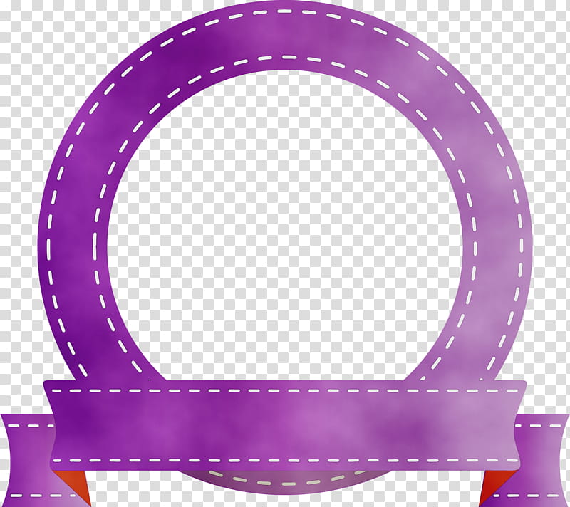 frame, Emblem Ribbon, Watercolor, Paint, Wet Ink, Pink, Purple, Violet transparent background PNG clipart