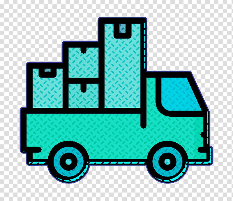 Real Estate icon Move icon Moving truck icon, MOVER, Transport, Car, Box Truck, Freight Transport, Forklift transparent background PNG clipart