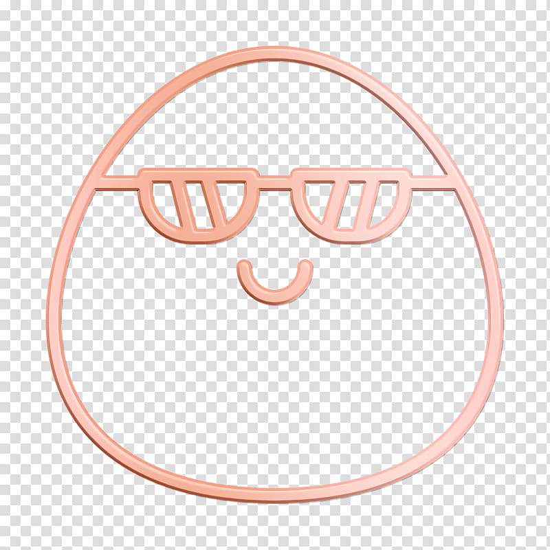 Emoji icon Cool icon, Smiley, Glasses, Line, Meter, Cartoon, Mathematics, Geometry transparent background PNG clipart