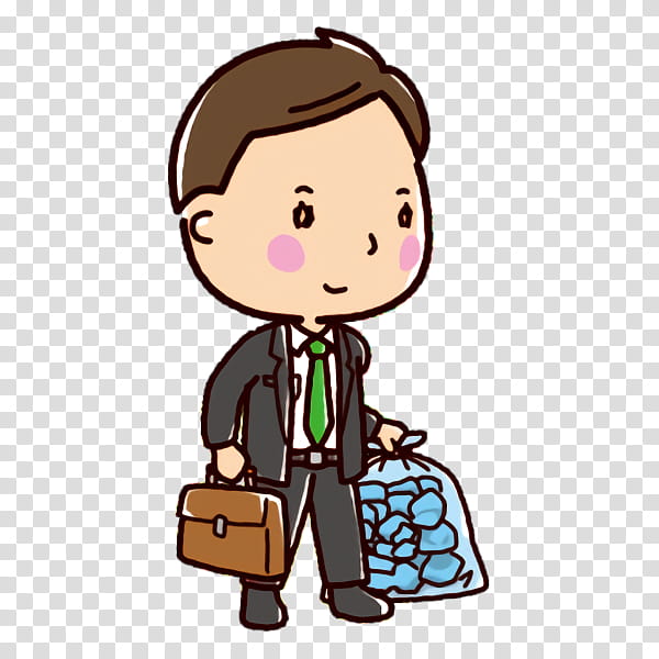 Cleaning Day, Cartoon, Baggage, Luggage And Bags, Suitcase, Brown Hair, Child, Play transparent background PNG clipart