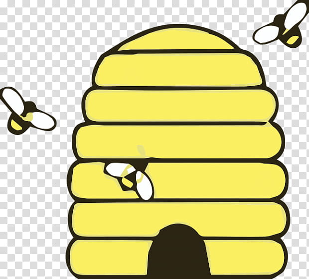 Honey, Bee, Beehive, Honey Bee, Beekeeping, Swarming, Drawing, Yellow transparent background PNG clipart