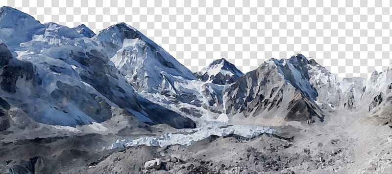 mount scenery massif terrain mountain range glacier, Watercolor, Paint, Wet Ink, Batholith, Geology, Moraine, Elevation transparent background PNG clipart