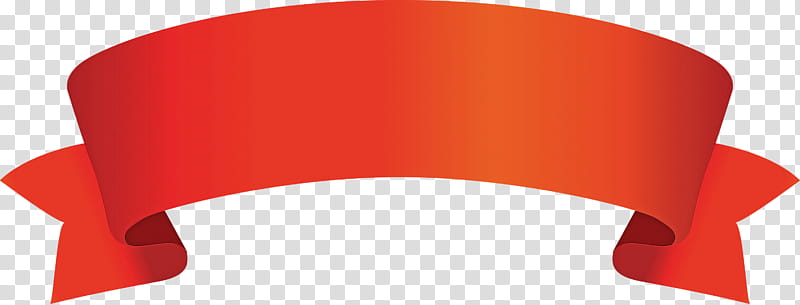 Arch Ribbon, Red, Orange transparent background PNG clipart