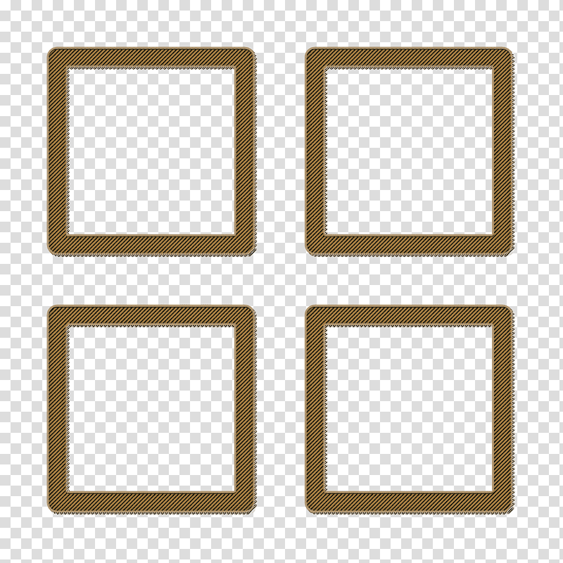 Basic Icons icon Grid icon Squares icon, Menu, Computer Application, User Interface, Grid View transparent background PNG clipart