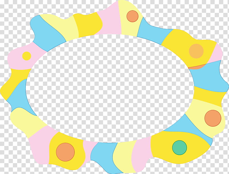 circle yellow pattern area point, Cartoon Frame, Cartoon Frame, Watercolor, Paint, Wet Ink, Meter, Infant transparent background PNG clipart