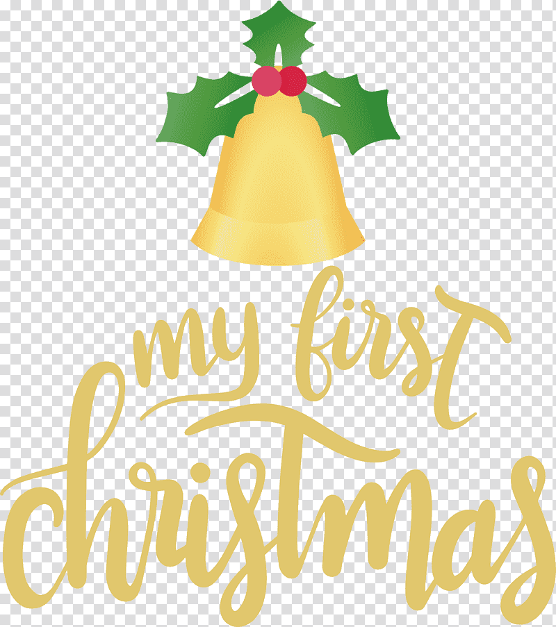 My First Christmas, Christmas Ornament, Christmas Tree, Christmas Day, Holiday Ornament, Logo, Christmas Ornament M transparent background PNG clipart