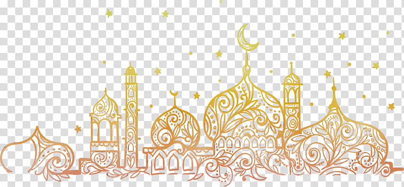 Mosque, Watercolor, Paint, Wet Ink, Yellow, Line transparent background PNG clipart