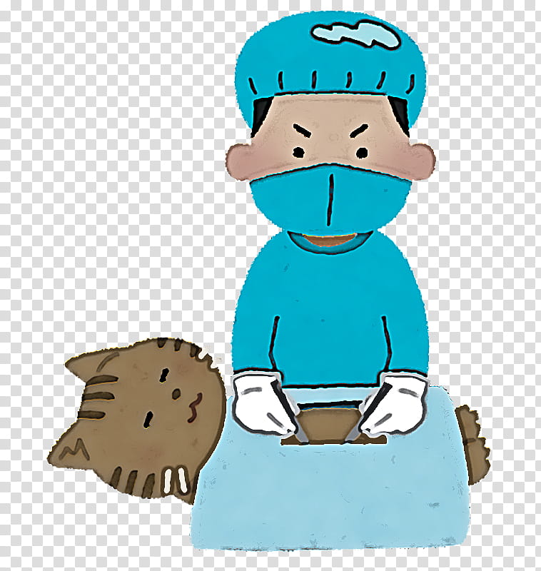 Pet Health Health Care, Cartoon, Turquoise transparent background PNG clipart