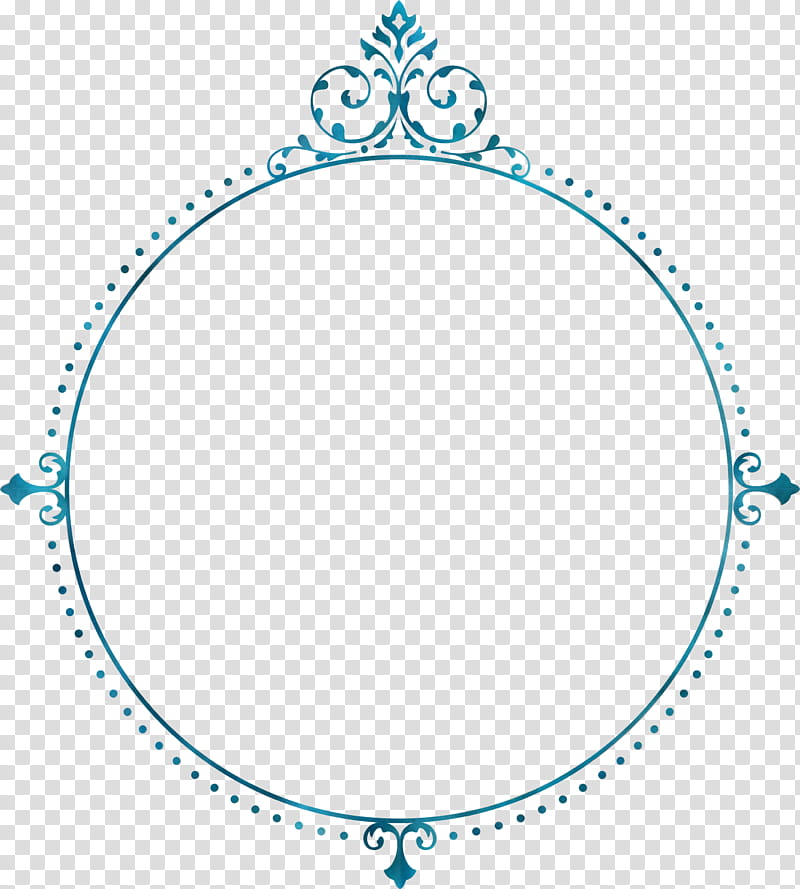 Classic Frame, Turquoise, Circle, Oval transparent background PNG clipart
