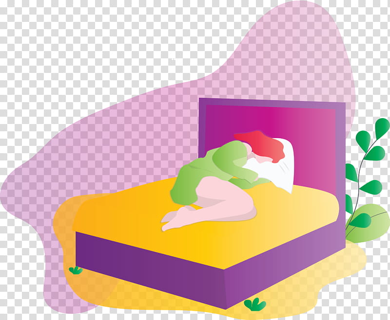 World Sleep Day Sleep Girl, Bed, Furniture transparent background PNG clipart
