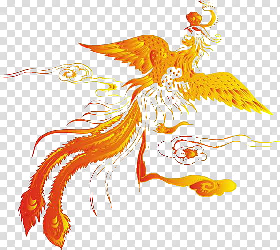 Chinese New Year Painting, China, Chinese Dragon, Fenghuang, Phoenix, Drawing, My Chinese New Year, Chinese Language transparent background PNG clipart