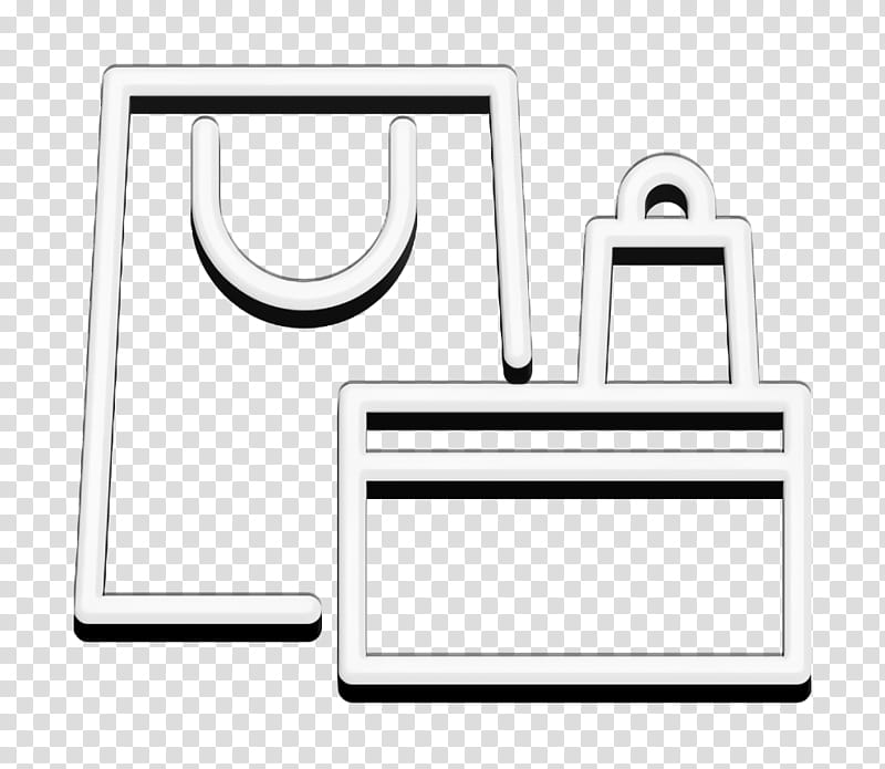 Lifestyle Icons icon Bag icon Shopping bag icon, Padlock, Lock And Key, Line, Meter, Geometry, Mathematics transparent background PNG clipart