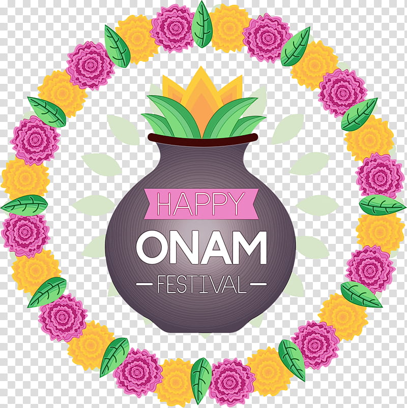 Onam, Harvest Festival, Watercolor, Paint, Wet Ink, Royaltyfree, Kathakali, Party transparent background PNG clipart