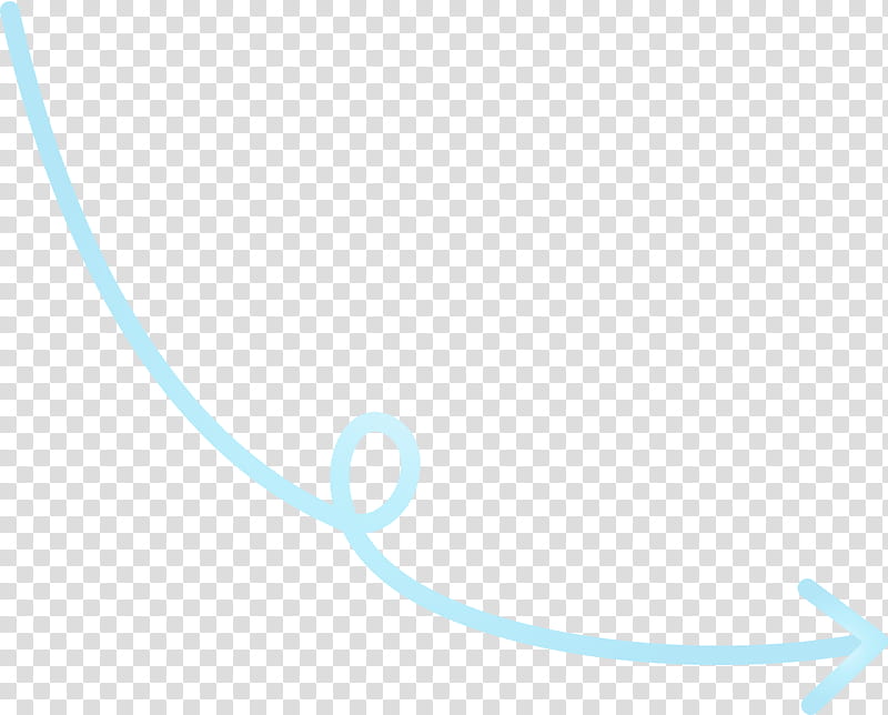 turquoise blue aqua line circle, Curved Arrow, Watercolor, Paint, Wet Ink transparent background PNG clipart